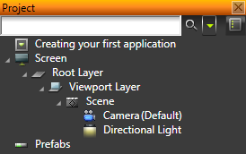 Create a new project and import content