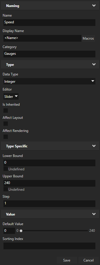 Step 1 - Create the speed needle