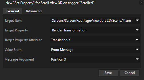 Using the Scroll View nodes