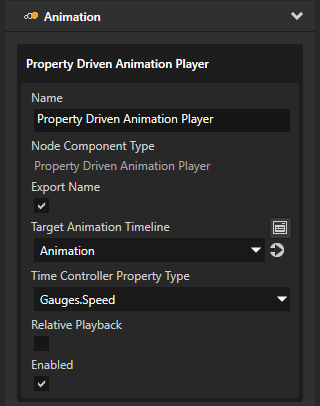 Creating property driven animations
