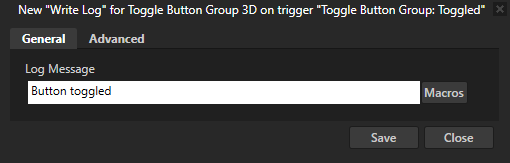 Using the Toggle Button Group nodes