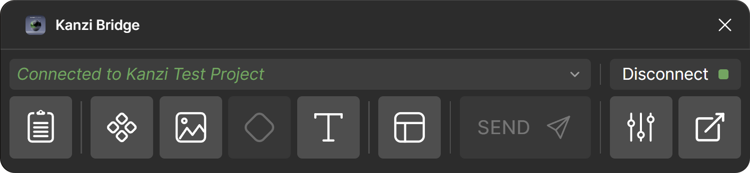 Both plugins paired over the Cloudflare tunnel with the cloud icon visible in the Kanzi Studio pending list