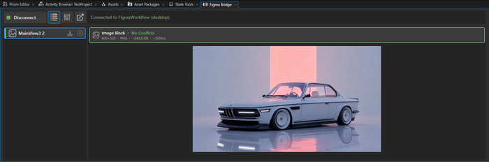 Screenshot of the Inspector with the header card and property body