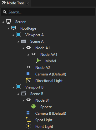 Screenshot showing example |k| scene